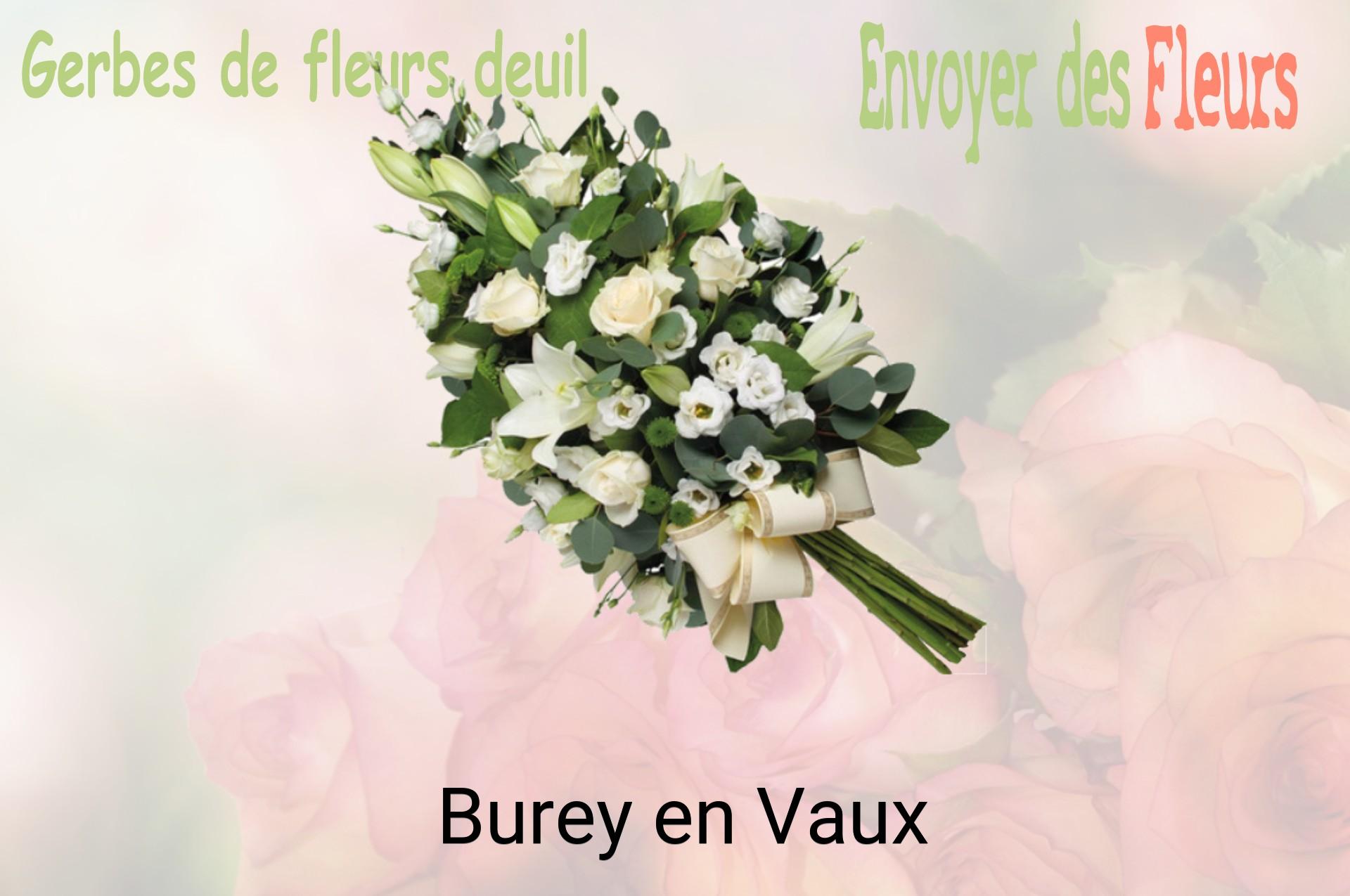 Gerbe de fleurs de deuil livrée à Burey-en-Vaux